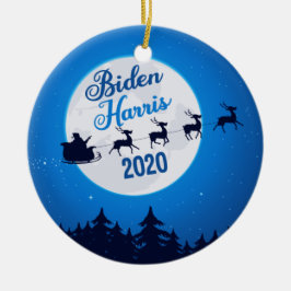 Joe Biden Kamala Harris 2020 Kerstmis Keramisch Ornament