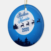 Joe Biden Kamala Harris 2020 Kerstmis Keramisch Ornament (Links)