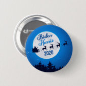 Joe Biden Kamala Harris 2020 Kerstmis Ronde Button 5,7 Cm (Voorkant /achterkant)