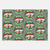 Joe Biden Kamala Harris 2020 met Santa Hats Inpakpapier Vel (Voorkant 2)
