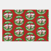 Joe Biden Kamala Harris 2020 met Santa Hats Inpakpapier Vel (Voorkant)