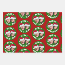 Joe Biden Kamala Harris 2020 met Santa Hats Inpakpapier Vel