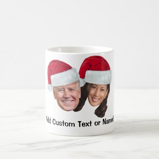 Joe Biden Kamala Harris 2020 met Santa Hats Koffiemok (Center)