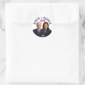 Joe Biden Kamala Harris 2020 President Vice Foto's Ronde Sticker (Tas)