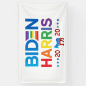 Joe Biden Kamala Harris 2020 Rainbow Gay Pride Spandoek (Verticaal)