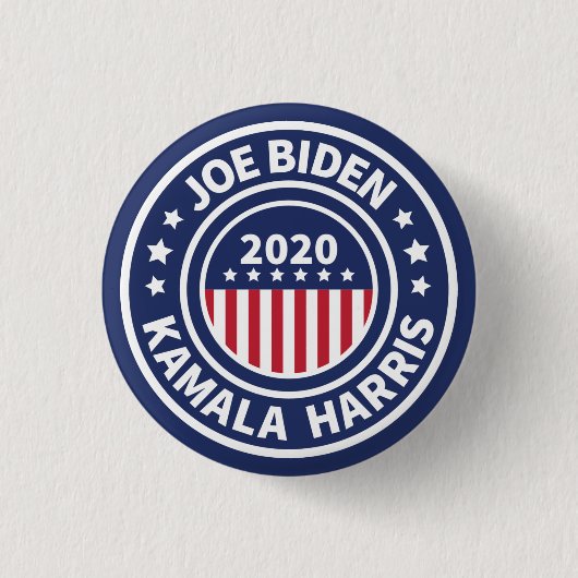 Joe Biden Kamala Harris 2020 Ronde Button 3,2 Cm (Voorkant)