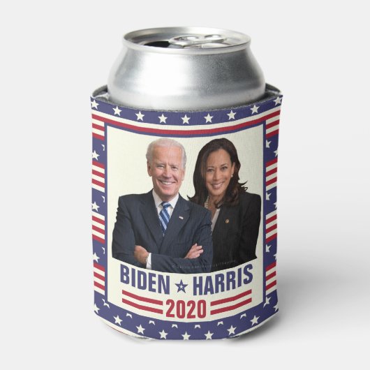 Joe Biden Kamala Harris 2020 US President Foto Blikjeskoeler (Blikje Voorkant)