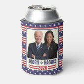 Joe Biden Kamala Harris 2020 US President Foto Blikjeskoeler (Blikje Achterkant)