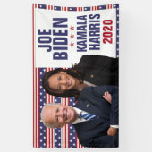 Joe Biden Kamala Harris 2020 US President Foto Spandoek (Verticaal)