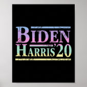 Joe Biden Kamala Harris 2020 Verkiezingen tegen Tr Poster (Voorkant)