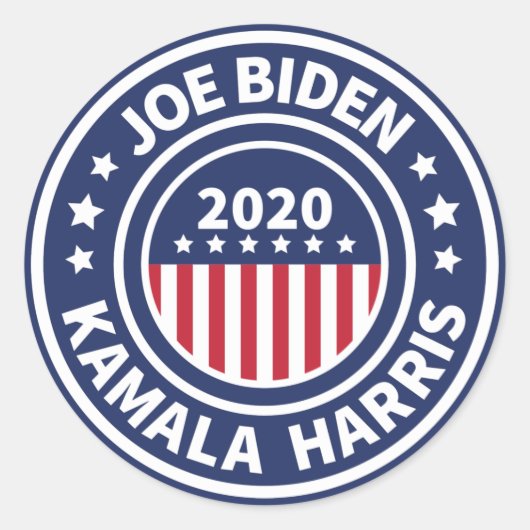 Joe Biden Kamala Harris 2020 Vierkante Stickers (Voorkant)