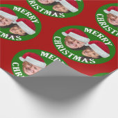 Joe Biden Kamala Harris 2020 w/ Santa Hats - Rood Cadeaupapier (Hoek)