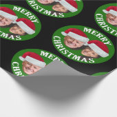 Joe Biden Kamala Harris 2020 w/ Santa Hats - zwart Cadeaupapier (Hoek)
