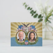 Joe Biden Kamala Harris 2024 - Jugate Foto Briefkaart (Staand voorkant)
