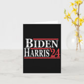 Joe Biden Kamala Harris 2024 Kaart (Gele Bloem)