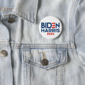 Joe Biden Kamala Harris 2024 Rood wit blauw Ronde Button 5,7 Cm (In situ)