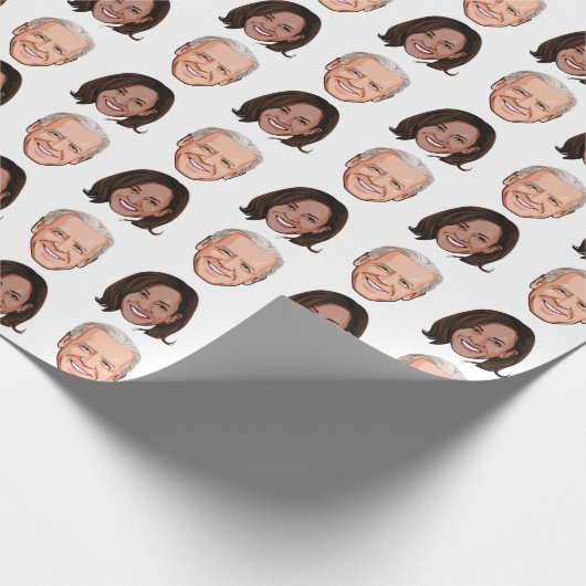 Joe Biden & Kamala Harris Cadeaupapier (Hoek)