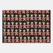 Joe Biden Kamala Harris Custom Face Gingerbread Inpakpapier Vel (Voorkant)