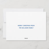 Joe Biden Kamala Harris Democraat Kerstmis Feestdagenkaart (Achterkant)