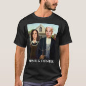 Joe Biden Kamala Harris Dumb en Dumber 2020 Funny T-shirt (Voorkant)