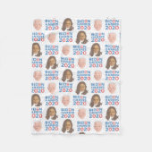 Joe Biden & Kamala Harris Fleece Blanket (Voorkant)