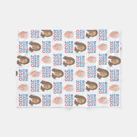 Joe Biden & Kamala Harris Fleece Blanket Deken (Voorkant (Horizontaal))