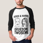 JOE BIDEN & KAMALA HARRIS GRUWELIJK TWEETAL T-SHIRT (Voorkant)