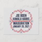 Joe Biden Kamala Harris Inauguration 2021 Briefkaart (Voorkant)