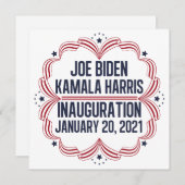 Joe Biden Kamala Harris Inauguration 2021 Kaart (Voorkant / Achterkant)