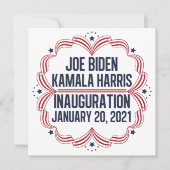 Joe Biden Kamala Harris Inauguration 2021 Kaart (Voorkant)