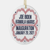 Joe Biden Kamala Harris Inauguration 2021 Keramisch Ornament (Rechts)