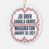Joe Biden Kamala Harris Inauguration 2021 Keramisch Ornament (Links)