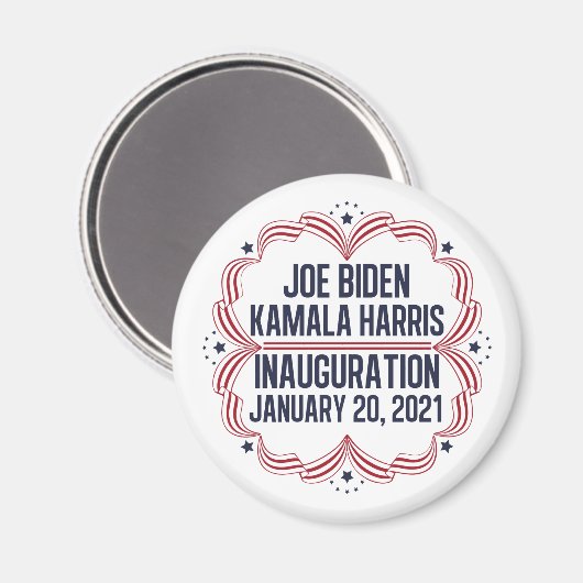 Joe Biden Kamala Harris Inauguration 2021 Magneet (Voorkant / Achterkant)