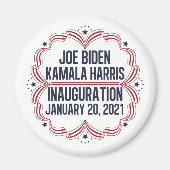 Joe Biden Kamala Harris Inauguration 2021 Magneet (Voorkant)