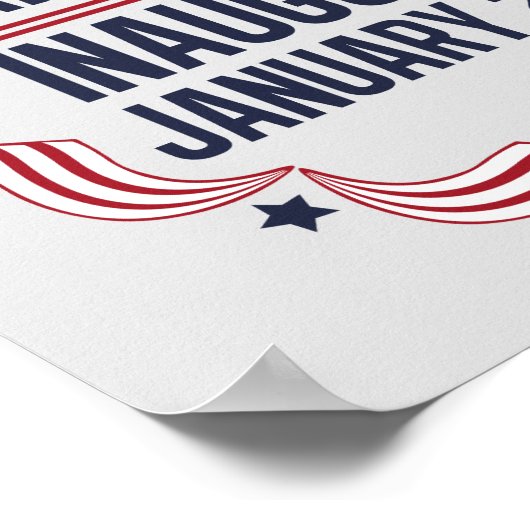 Joe Biden Kamala Harris Inauguration 2021 Poster (Hoek)