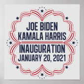 Joe Biden Kamala Harris Inauguration 2021 Poster (Voorkant)