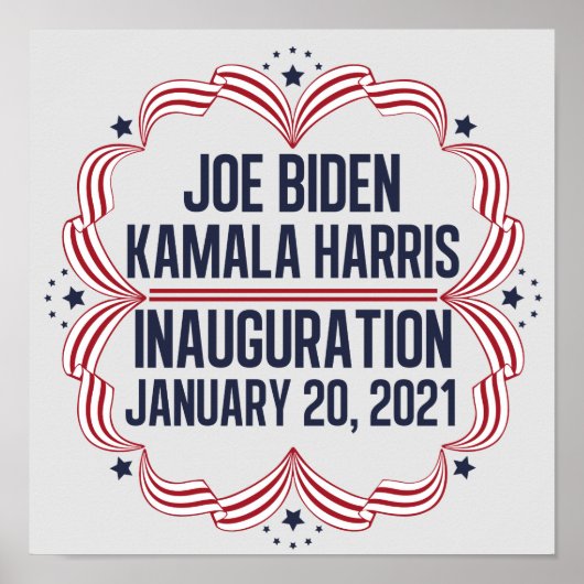 Joe Biden Kamala Harris Inauguration 2021 Poster (Voorkant)