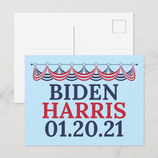 Joe Biden Kamala Harris Inauguration Day Briefkaart (Voorkant / Achterkant)
