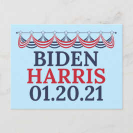 Joe Biden Kamala Harris Inauguration Day Briefkaart