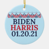 Joe Biden Kamala Harris Inauguration Day Keramisch Ornament (Voorkant)