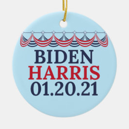 Joe Biden Kamala Harris Inauguration Day Keramisch Ornament
