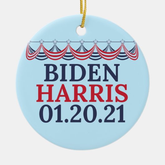 Joe Biden Kamala Harris Inauguration Day Keramisch Ornament (Voorkant)