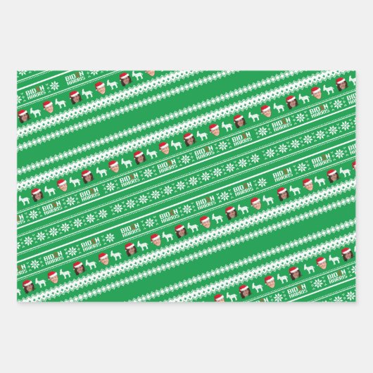 Joe Biden & Kamala Harris Kerstmis Inpakpapier Vel (Voorkant 2)