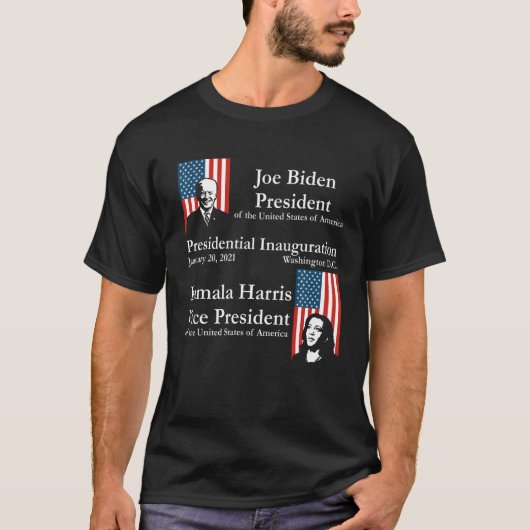 Joe Biden Kamala Harris / President Inauguration 2 T-shirt (Voorkant)