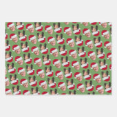 Joe Biden Kamala Harris Santa Hat Funny Kerstmis Inpakpapier Vel (Voorkant 3)