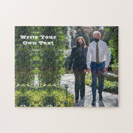 Joe Biden & Kamala Harris - Schrijf je eigen tekst Legpuzzel (Horizontaal)