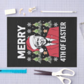 Joe Biden Kerstman Hoed Vrolijk 4e van Pasen Tissuepapier (Craft)