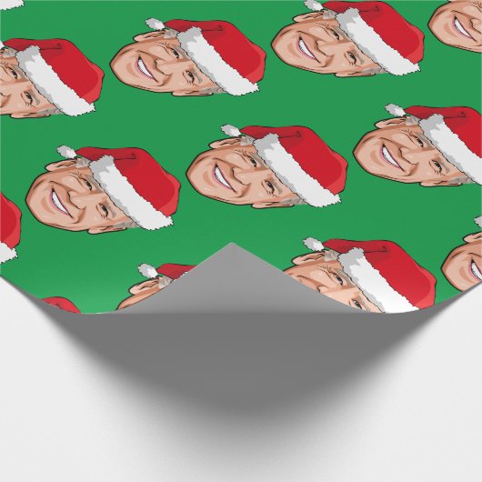 Joe Biden Kerstmis Cadeaupapier (Hoek)
