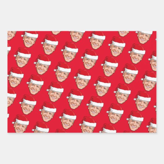 Joe Biden Kerstmis Inpakpapier Vel (Voorkant 3)