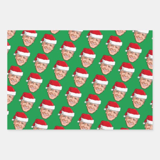 Joe Biden Kerstmis Inpakpapier Vel (Voorkant 2)